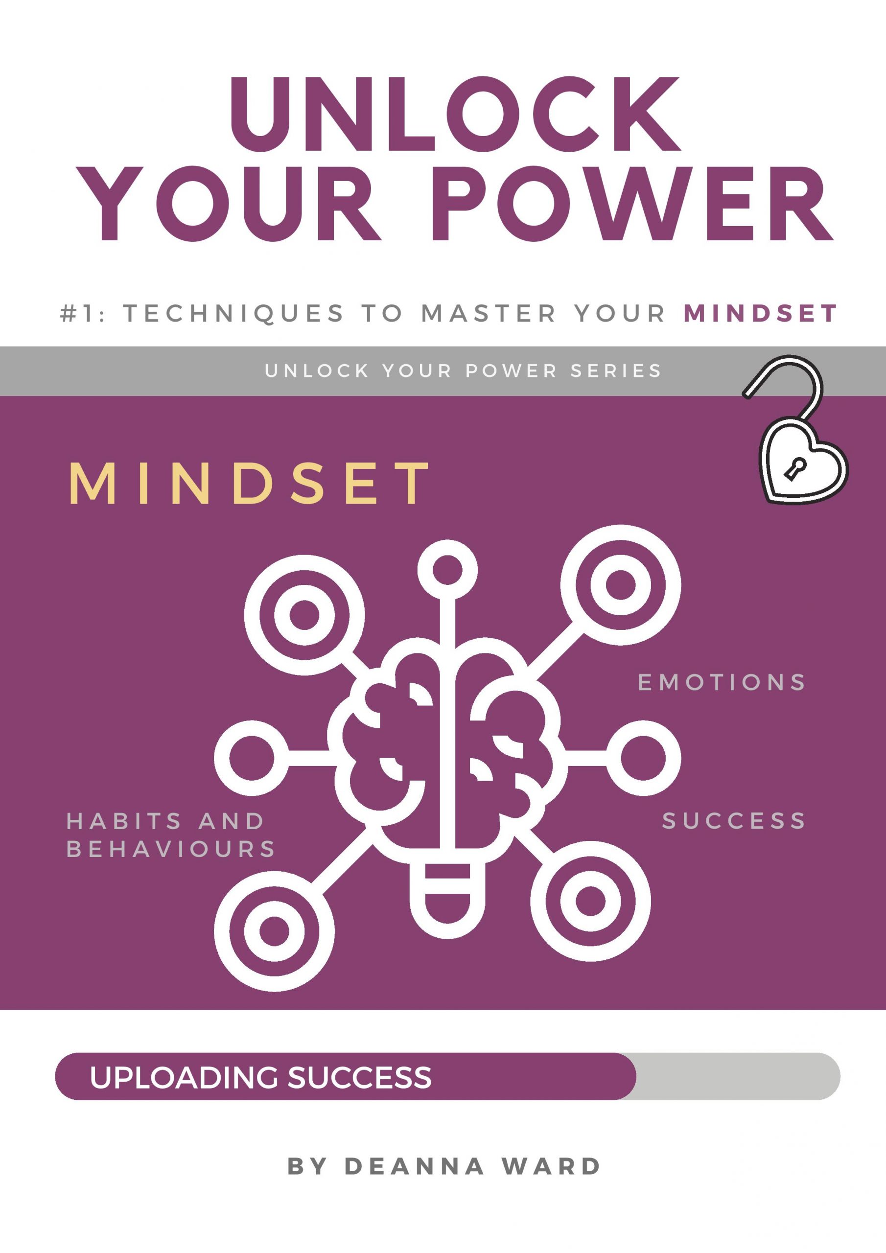 Image of book cover UNLOCK YOUR POWER: #1 Techniques to Master Your Mindset by Deanna C Ward.