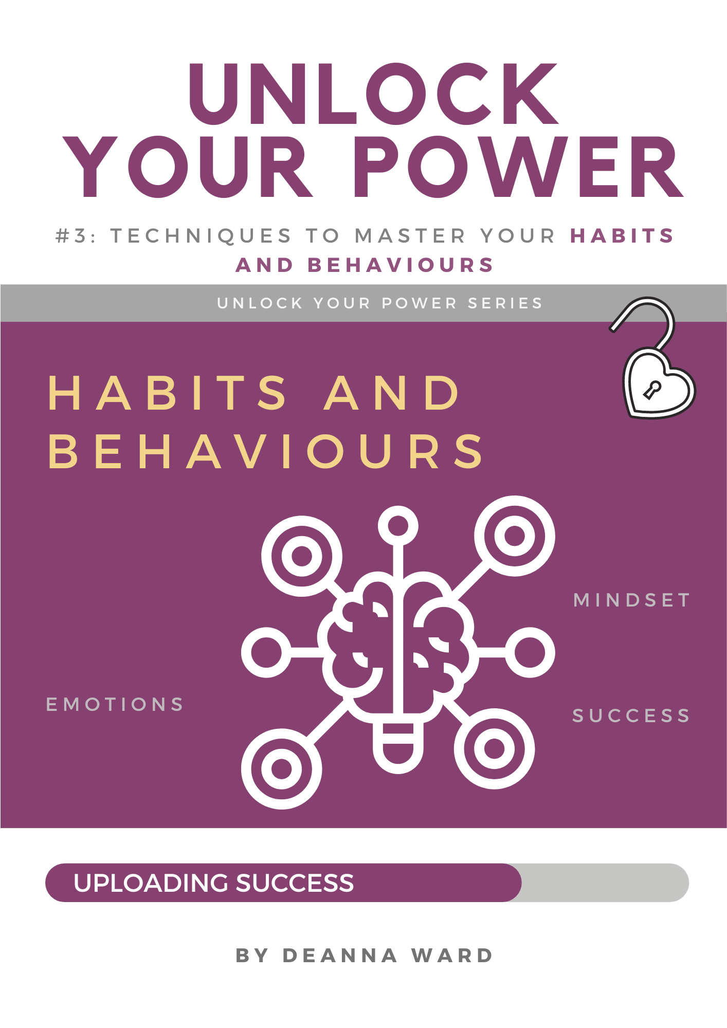 Image of book cover UNLOCK YOUR POWER: #3 Techniques to Master Your Habits and Behaviours by Deanna C Ward.